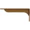 Ekena Millwork Embrey Steel Bracket, Hammered Gold 2"W x 12"D x 5 1/4"H BKTM02X12X05EBHGO - alternate 9